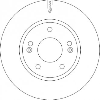 Диск гальмівний TRW DF6936