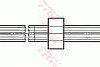 Гальмівний шланг BMW 5(E60,E61)/6(E64) "F "01-10 TRW PHB418 (фото 1)