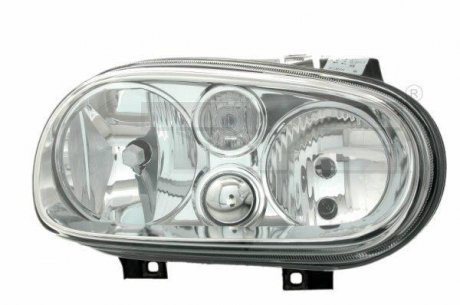 VW GO4 лів. фара H7/H1 з поворот., автом. TYC 20-5386-18-2