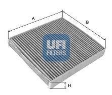 Фільтр салону вугільний UFI 54.111.00