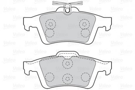 Гальмівні колодки дискові FORD/VOLVO C-Max/Focus/C30/C70/S40/V40/V50 "1,0-2,5 "R "03>> Valeo 301019