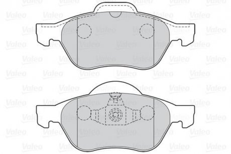 Гальмівні колодки дискові VAG/RENAULT A1/A3/Megane/Scenic/Fabia/Octavia/Bora/Golf "1,0-2,0 "F "96>> Valeo 301026