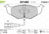 Гальмівні колодки дискові VAG Arosa/Fabia/Fox/Polo "1,0-1,9 "F "94>> Valeo 301488 (фото 1)