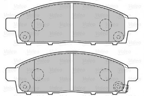 Гальмівні колодки дискові MITSUBISHI L200 "2,4-2,5 "F "05>> Valeo 301893