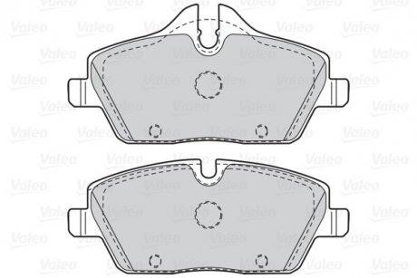 Гальмівні колодки дискові BMW 1(E81,82,87,88)/2(F45)/3(E90)/Cooper/One "1,2-3,0 "F "03>> Valeo 302049