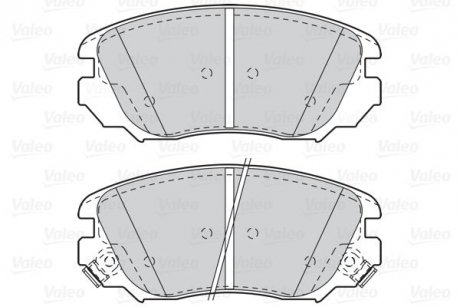 Гальмівні колодки дискові CHEVROLET/OPEL Malibu/InsigniaA "1,4-2,4 "F "12>> Valeo 302118