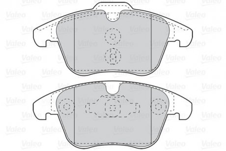 Гальмівні колодки дискові CITROEN/PEUGEOT C5/407/508 "1,6-2,0 "F "09>> Valeo 302124 (фото 1)