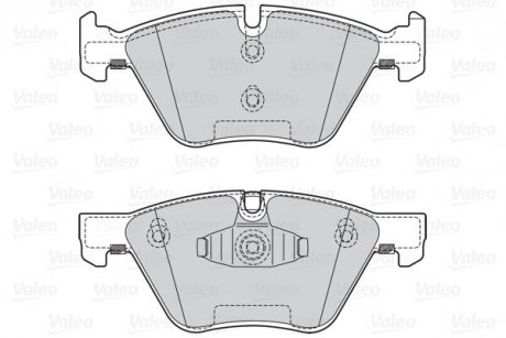 Гальмівні колодки дискові BMW 1/3 "1,6-3,0 "F "03-13 Valeo 302132 (фото 1)