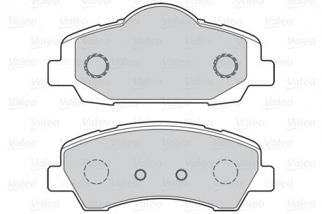 Гальмівні колодки дискові CITROEN/PEUGEOT C4/301/308 "1,2-2,0 "12>> Valeo 302155 (фото 1)