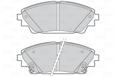 Гальмівні колодки дискові MAZDA CX-3/Mazda 3 "1,5-2,0 "F "08>> Valeo 302285 (фото 1)