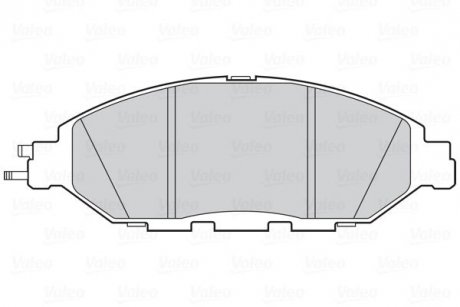 Гальмівні колодки дискові INFINITI/NISSAN Jx/Pathfinder/Murano/QX60 "2,5-3,5 "F "12>> Valeo 302321