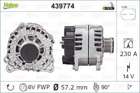 Генератор Valeo 439774 (фото 1)