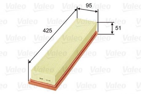 Фільтр повітряний Valeo 585080