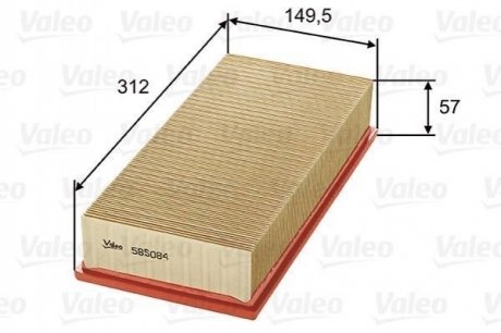 Фільтр повітряний Valeo 585084