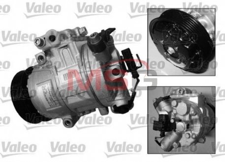 Компресор кондиціонера Audi A2/Seat Ibiza/Cordoba/Skoda Fabia/Roomster/VW Golf 1.0-2.0 99- Valeo 699383