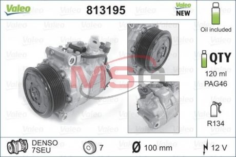 Компресор кондиціонера VL Valeo 813195