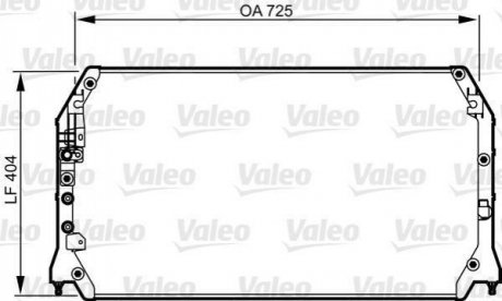 Радіатор кондиціонера Valeo 814247
