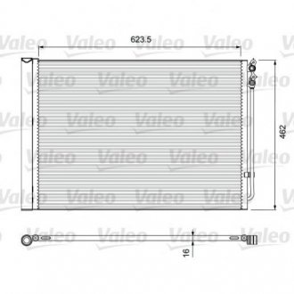 Радиатор кондиционера Valeo 814410