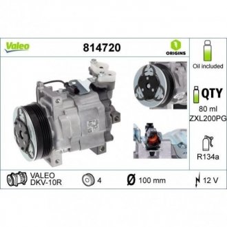 Компресор кондиціонера Valeo 814720