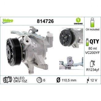 Компресор кондиціонера VL Valeo 814726 (фото 1)