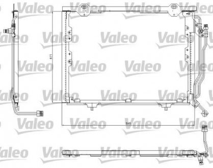 Радіатор кондиціонера Valeo 817563