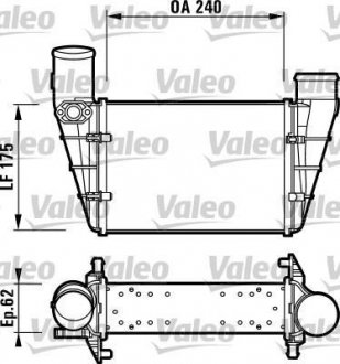 Інтеркулер Valeo 817625