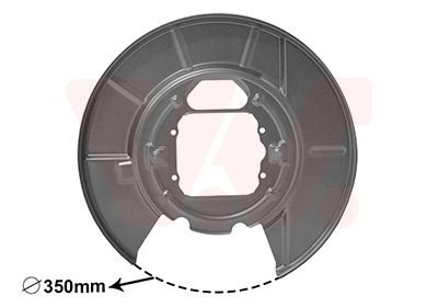 Захист диска гальмівного (заднього) (R) BMW X5 (E53) 00-06 Van Wezel 0685374