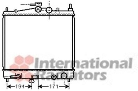 Радіатор MICRA3/NOTE 12/4/6 AT 03- Van Wezel 13002248