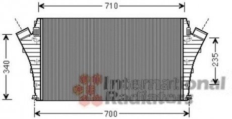 Інтеркулер OPEL VECTRA C 1.9 CDTI (вир-во) Van Wezel 37004491