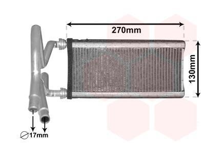 Радиатор отопителя LEXUS IS/ GS 4/05>11/11 Van Wezel 53006706