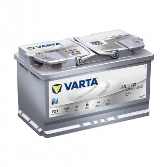 Акумулятор 80Ah-12v Start-Stop Plus AGM (315х175х190), R, EN 800 VARTA 580901080