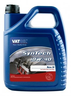 Моторна олива SynTech 10W40 / 5л. / (ACEA A3/B3-12, A3/B4-08, API SL/CF) VATOIL 50030