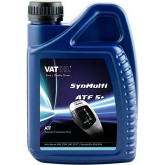 Трансмісійна рідина SynMulti ATF 5+ / 1л. / (Aisin Warner JWS 3309, Hyundai/Kia SP-III) VATOIL 50521