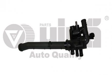 Корпус термостата с термостатом 87град Skoda Fabia (00-08)/VW Polo (02-08)/Seat Ibiza (02-10) Vika 11211841801