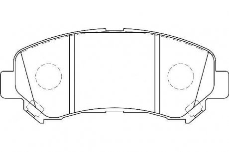 Гальмівні колодки дискові WAGNER WBP24632A (фото 1)