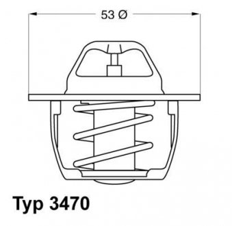 Термостат Mitsubishi Opel Renault Volvo WAHLER 347089D50