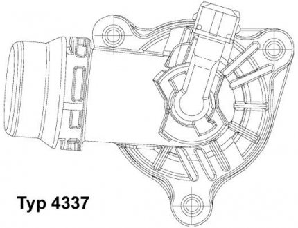 Термостат WAHLER 4337.105D