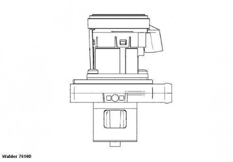 Клапан EGR|MERC SPRINTER 906 WAHLER 7610D