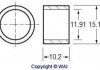 Втулка стартера WAI 62-2402 (фото 5)