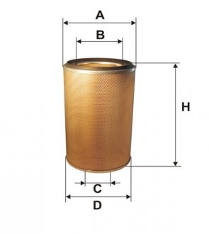 Фільтр повітряний RENAULT (TRUCK) /AM401/2 (вир-во WIX-FILTERS UA) WIX FILTERS 93347E