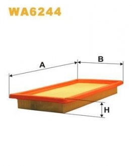 Фільтр повітря WIX FILTERS WA6244