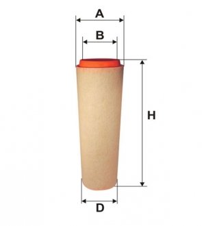 Фильтр воздушный BMW Serie 3 (E46), Serie 3 (E90/E91/E92/E93), Serie 5 (E39), Serie 5 (E60 WIX WIX FILTERS WA6574