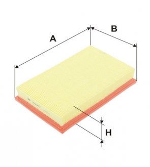 Фільтр повітряний OPEL /AP190 (вир-во WIX-FILTERS) WIX FILTERS WA6707