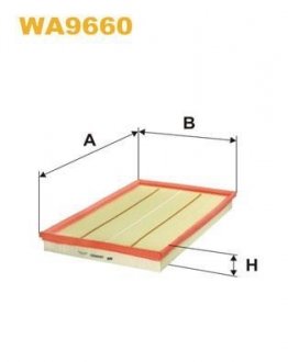 Фильтр воздушный WIX FILTERS WA9660