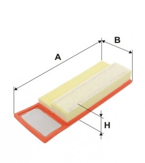 Фільтр повітряний WIX WIX FILTERS WA9666