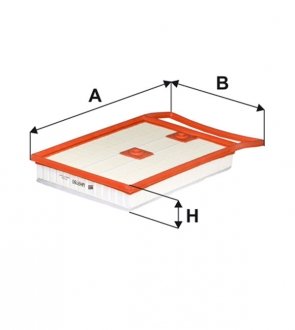 Фільтр повітряний SKODA FABIA 1.4 TDI, VW POLO V 1.4 TDI 14- (вир-во -FILTERS) WIX FILTERS WA9780 (фото 1)