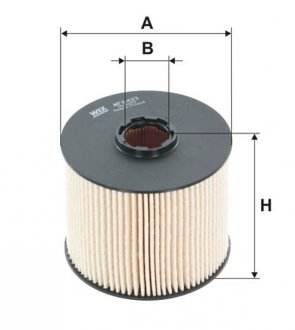 Фільтр палив. CITROEN, PEUGEOT (вир-во WIX-FILTERS) WIX FILTERS WF8433