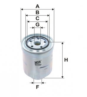 Фильтр топливный MITSUBISHI ASX, LANCER 1.8-2.2 DI-D 10- (WIX-FILTERS) WIX FILTERS WF8468