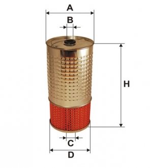 Фильтр масляный двигателя MB 100D /OC601/1 (WIX-Filtron) WIX FILTERS WL7003