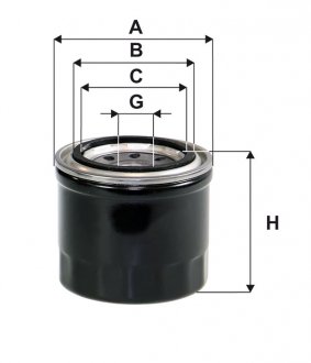 Фильтр масляный двигателя MATIZ /OP539 (WIX-Filtron) WIX FILTERS WL7085